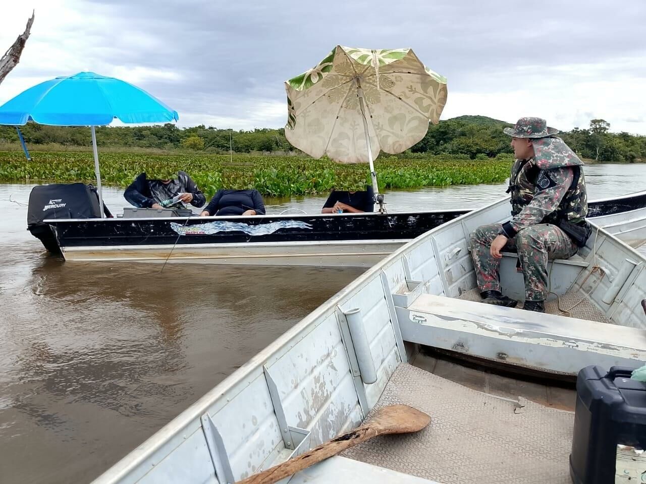 Imagem de compartilhamento para o artigo Durante carnaval PMA de Costa Rica fiscalizou pesca no Rio Sucuriú da MS Todo dia